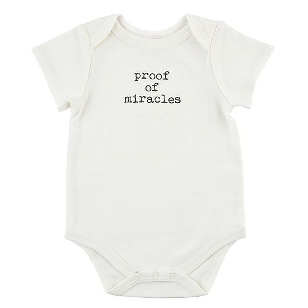 Stephan Baby 205225 Snap Shirt Proof of Miracles 0-6 Month
