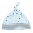 thumbnail image 1 of Stephan Baby Knit Hat - Blue Geo Stripe Newborn, 1 of 1