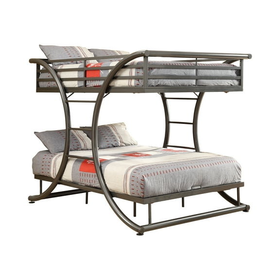 Stephan Full over Full Bunk Bed Gunmetal