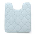 thumbnail image 1 of Stephan Roberts Home 24NC-EM1V14-12 21 x 24 in. Embroidered Memory Foam Contoured Bath Mat - Sterling Blue, 1 of 5