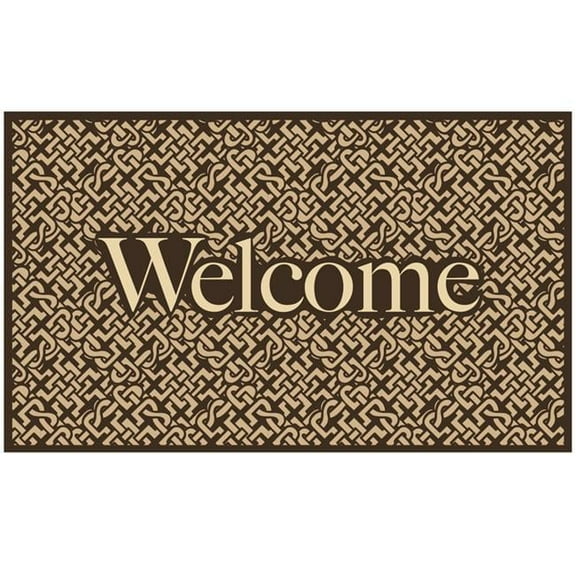 Stephan Roberts Home 30N-18RM56-06 18 x 30 in. Recycled Rubber Doormat - Genoa
