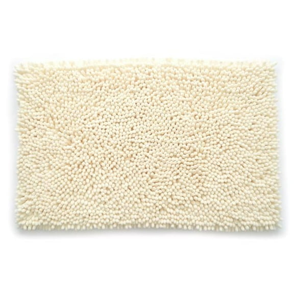 Stephan Roberts Home 34N-CHN701-12 21 x 34 in. Ultra Plush Jumbo Chenille Bath Mat - Cream