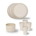 thumbnail image 1 of Stephan Roberts Wheat Straw Dinnerware Set Unbreakable Microwave Safe Plates, Bowls, and Cups Set of 12 Cream, 1 of 9
