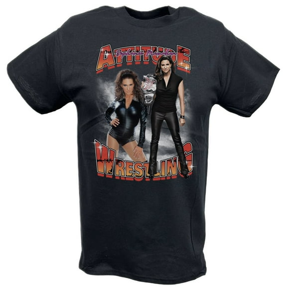 Stephanie Mcmahon Attitude Era Black T-shirt