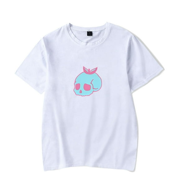 Stephanie Soo Merch Skull T-shirt Unisex Summer Fashion Round Neck Casual Short Sleeve Top