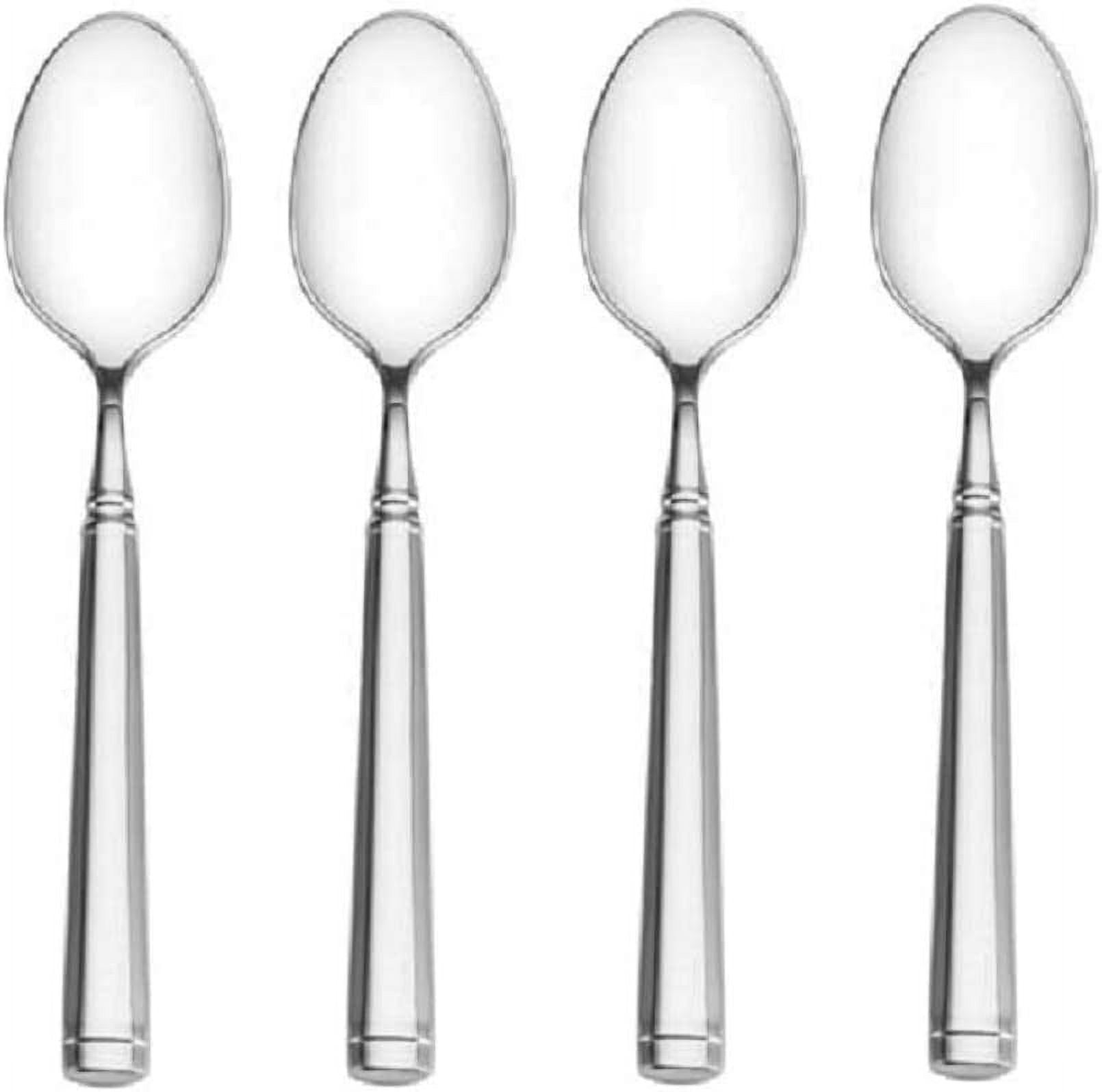 Set Of 4 Stainless Steel Tea Spoons - 18/10 Mirror Finish, 5.75 Inches Long