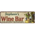 thumbnail image 1 of Stephanie's Wine Bar Gift Home Decor Metal Gift 6x18 Sign 206180052042, 1 of 1