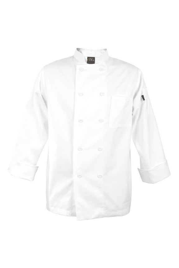Stephano Classic Chef Coat with Cloth Covered Buttons CC110CB