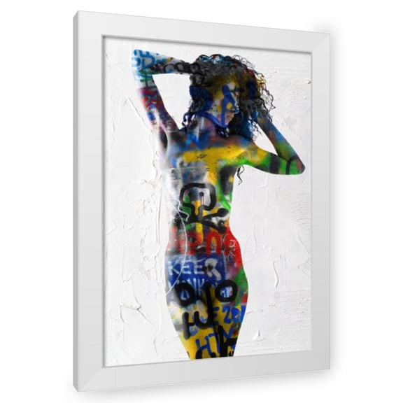 Stephen Chambers 11x14 White Modern Wood Framed Wall Art Titled - Muse