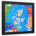thumbnail image 1 of Stephen Chambers 12x12 Black Modern Wood Framed Wall Art Titled - Cyan Lennon, 1 of 6