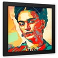 thumbnail image 1 of Stephen Chambers 12x12 Black Modern Wood Framed Wall Art Titled - Frida 5, 1 of 6