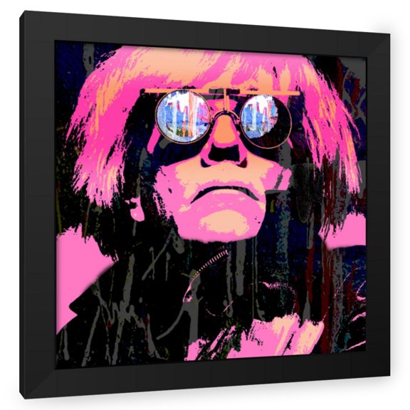 Stephen Chambers 12x12 Black Modern Wood Framed Wall Art Titled - Warhol