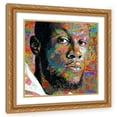 thumbnail image 1 of Stephen Chambers 12x12 Gold Ornate Wood Framed With Double Matting Wall Art Titled - Stormzy, 1 of 6