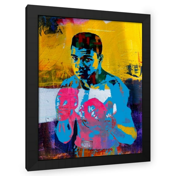 Stephen Chambers 12x14 Black Modern Wood Framed Wall Art Titled - Ali 1