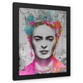 thumbnail image 1 of Stephen Chambers 12x14 Black Modern Wood Framed Wall Art Titled - Frida Circles 2, 1 of 6