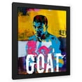 thumbnail image 1 of Stephen Chambers 12x14 Black Modern Wood Framed Wall Art Titled - Goat, 1 of 6