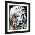 thumbnail image 1 of Stephen Chambers 12x14 Black Ornate Wood Framed With Double Matting Wall Art Titled - Yuri Gagarin, 1 of 6
