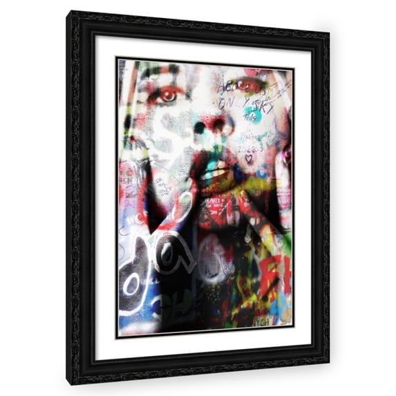 Stephen Chambers 13x18 Black Ornate Wood Framed With Double Matting Wall Art Titled - Da
