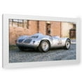 thumbnail image 1 of Stephen Chambers 14x10 White Modern Wood Framed Wall Art Titled - Porsche 718 Rsk 4, 1 of 6