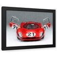 thumbnail image 1 of Stephen Chambers 14x12 Black Modern Wood Framed Wall Art Titled - Ferrari 330P4 1, 1 of 6
