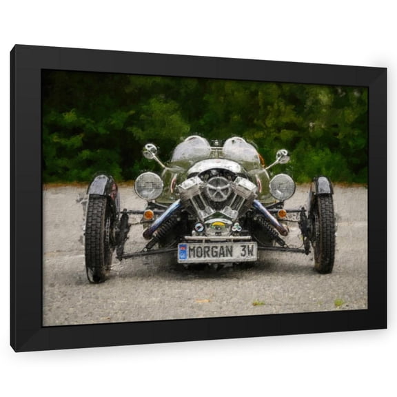 Stephen Chambers 14x12 Black Modern Wood Framed Wall Art Titled - Morgan 2