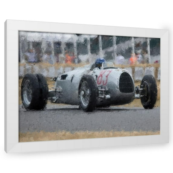 Stephen Chambers 14x12 White Modern Wood Framed Wall Art Titled - Autounion 4