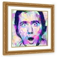 thumbnail image 1 of Stephen Chambers 15x15 Gold Ornate Wood Framed With Double Matting Wall Art Titled - Andy Kaufman, 1 of 6
