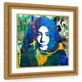 thumbnail image 1 of Stephen Chambers 15x15 Gold Ornate Wood Framed With Double Matting Wall Art Titled - Yoko, 1 of 6