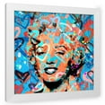 thumbnail image 1 of Stephen Chambers 15x15 White Modern Wood Framed Wall Art Titled - Marilyn All Of My Love, 1 of 6