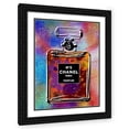 thumbnail image 1 of Stephen Chambers 15x18 Black Ornate Wood Framed With Double Matting Wall Art Titled - Perfume, 1 of 6