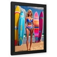 thumbnail image 1 of Stephen Chambers 17x24 Black Modern Wood Framed Wall Art Titled - Barbie 9, 1 of 6