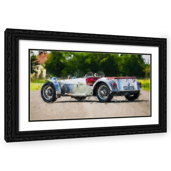 Stephen Chambers 18x12 Black Ornate Wood Framed With Double Matting Wall Art Titled - Seven 3