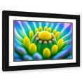 thumbnail image 1 of Stephen Chambers 18x13 Black Ornate Wood Framed With Double Matting Wall Art Titled - Flower32, 1 of 6