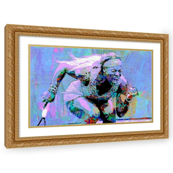 Stephen Chambers 18x13 Gold Ornate Wood Framed With Double Matting Wall Art Titled - Serena 2
