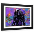 thumbnail image 1 of Stephen Chambers 18x15 Black Ornate Wood Framed With Double Matting Wall Art Titled - Predator, 1 of 6