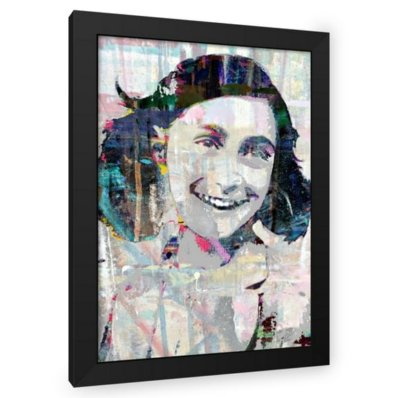 Stephen Chambers 18x24 Black Modern Wood Framed Wall Art Titled - Anne Frank