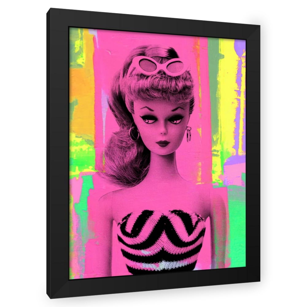 Black barbie wall art sale