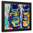 thumbnail image 1 of Stephen Chambers 20x20 Black Modern Wood Framed Wall Art Titled - Air Jordan 19, 1 of 6