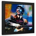 thumbnail image 1 of Stephen Chambers 20x20 Black Modern Wood Framed Wall Art Titled - George Harrison Beatles, 1 of 6