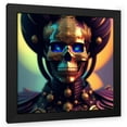 thumbnail image 1 of Stephen Chambers 20x20 Black Modern Wood Framed Wall Art Titled - Skull 90, 1 of 6