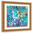 thumbnail image 1 of Stephen Chambers 20x20 Gold Ornate Wood Framed With Double Matting Wall Art Titled - Hawaiian Palm 3, 1 of 6