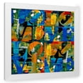 thumbnail image 1 of Stephen Chambers 20x20 White Modern Wood Framed Wall Art Titled - Love Quadrant, 1 of 6