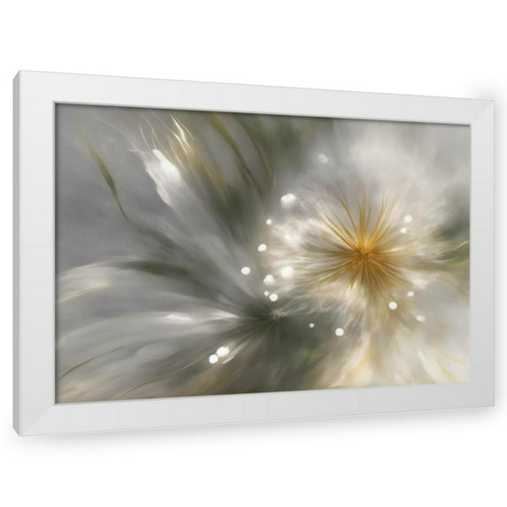 Stephen Chambers 24x18 White Modern Wood Framed Wall Art Titled - Dreamingly Beautiful 36