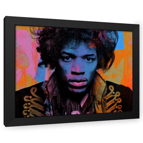 Stephen Chambers 24x19 Black Modern Wood Framed Wall Art Titled - Hendrix Brightcolors 2