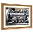 thumbnail image 1 of Stephen Chambers 24x19 Gold Ornate Wood Framed With Double Matting Wall Art Titled - Seven Engine, 1 of 6