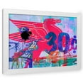 thumbnail image 1 of Stephen Chambers 24x19 White Modern Wood Framed Wall Art Titled - 30 Cents A Gallon, 1 of 6