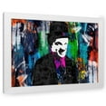 thumbnail image 1 of Stephen Chambers 24x19 White Modern Wood Framed Wall Art Titled - Charlie Chaplin 1, 1 of 6