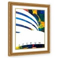 thumbnail image 1 of Stephen Chambers 25x32 Gold Ornate Wood Framed With Double Matting Wall Art Titled - Guggenheim Museum, 1 of 6