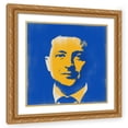 thumbnail image 1 of Stephen Chambers 26x26 Gold Ornate Wood Framed With Double Matting Wall Art Titled - Zelenskyy 4, 1 of 6