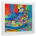 thumbnail image 1 of Stephen Chambers 26x26 White Modern Wood Framed Wall Art Titled - Air Jordan 13, 1 of 6